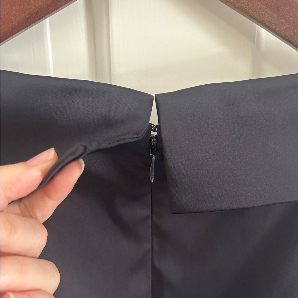 Kay Unger Dark Navy Sleeveless Mini Dress - Picture 3 of 6
